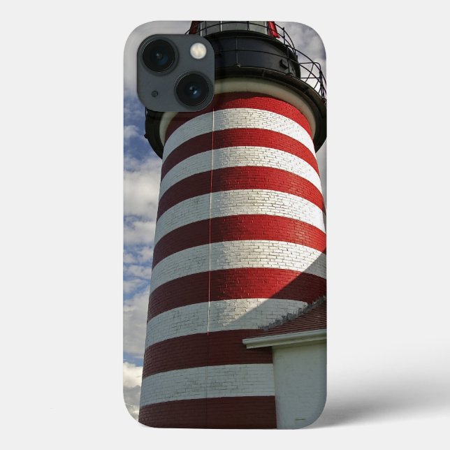 Coques Case-Mate iPhone USA, Maine, Lubec. West Quoddy Head LIghthouse (Verso)