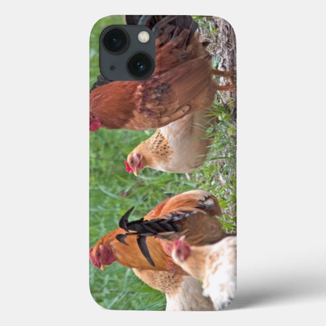 Coques Case-Mate iPhone USA, Nebraska. Chickens (Verso)