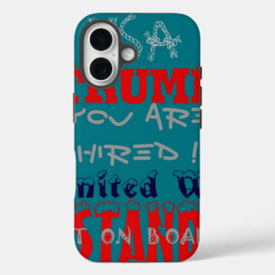 Coque Pour iPhone 16 USA Trump Vous Êtes Embauché ! Impression d'art de