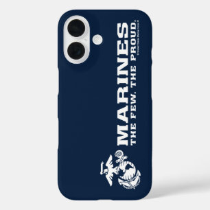 Coque Pour iPhone 16 USMC Les rares Logo Fiers - Blanc