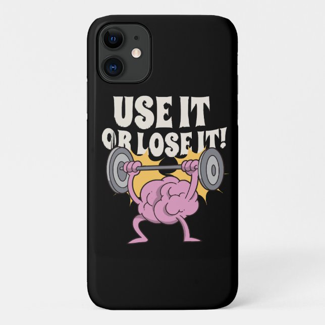 Coques Case-Mate iPhone Utilisez et entraînez votre cerveau (Dos)