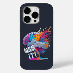 Coque Case-Mate iPhone Utilisez-le - Cerveau coloré