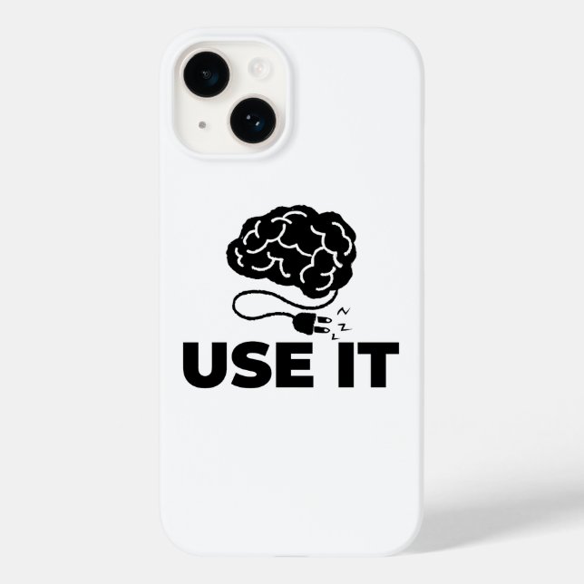 Coques Case-Mate iPhone Utilisez-le - Conception de cerveau (Verso)