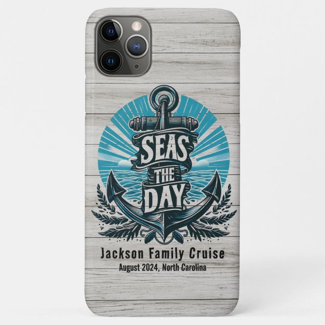 Coques Case-Mate iPhone Vacances croisière en famille personnalisée - Seas (Dos)