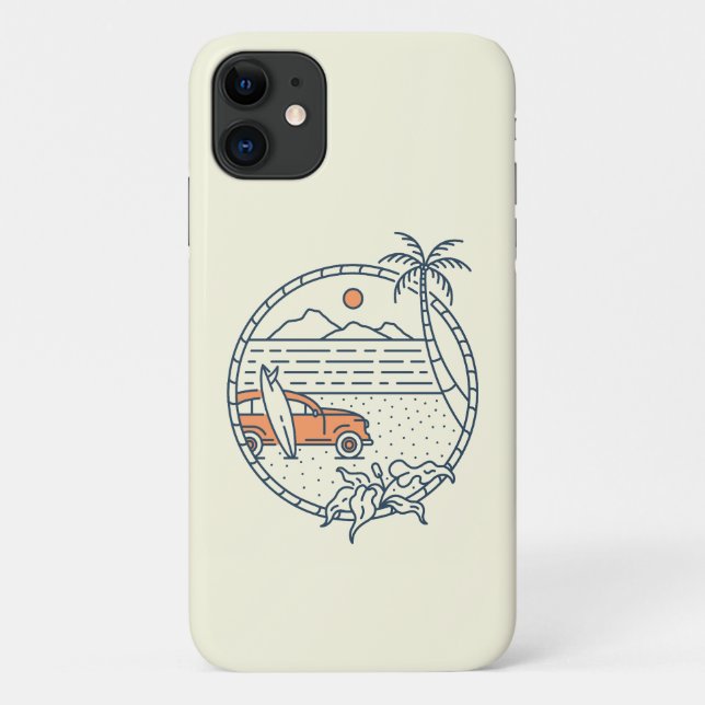 Coques Case-Mate iPhone Vacances d'été sur la plage 2 (Dos)
