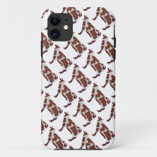Etui iPhone Case-Mate Vache Brown et blanche Silhouette