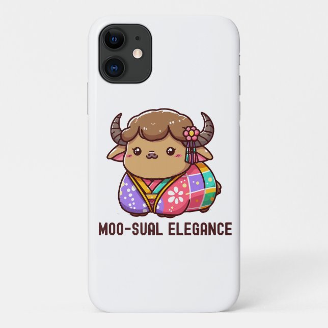 Coques Case-Mate iPhone Vache en élégance en Highland (Dos)