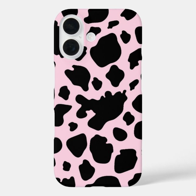 Coques Case-Mate iPhone Vache Imprimer sur le président rose (Verso)