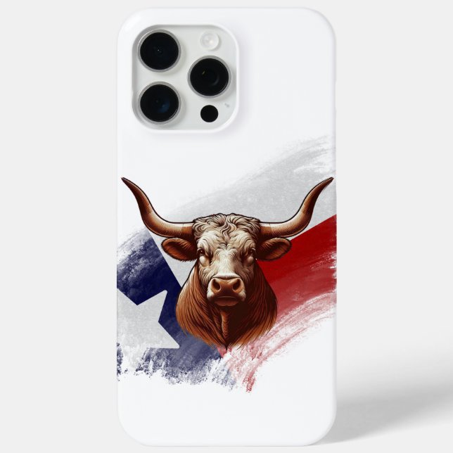 Coques Case-Mate iPhone Vache longhorne du Texas (Verso)