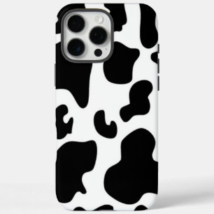 Coque iPhone 16 Pro Max Vache noire et blanche