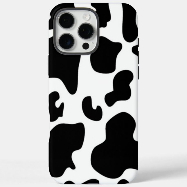 Coques Case-Mate iPhone Vache noire et blanche (Verso)