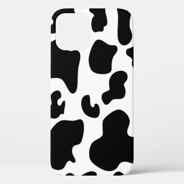 Coques Case-Mate iPhone Vache noire et blanche (Verso)