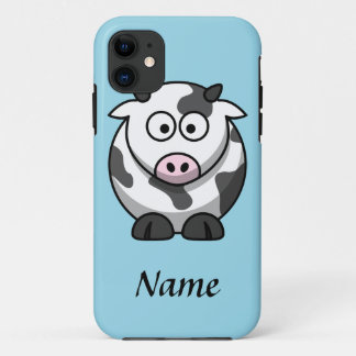 Coques Pour iPhone Vache personnalisée à bande dessinée