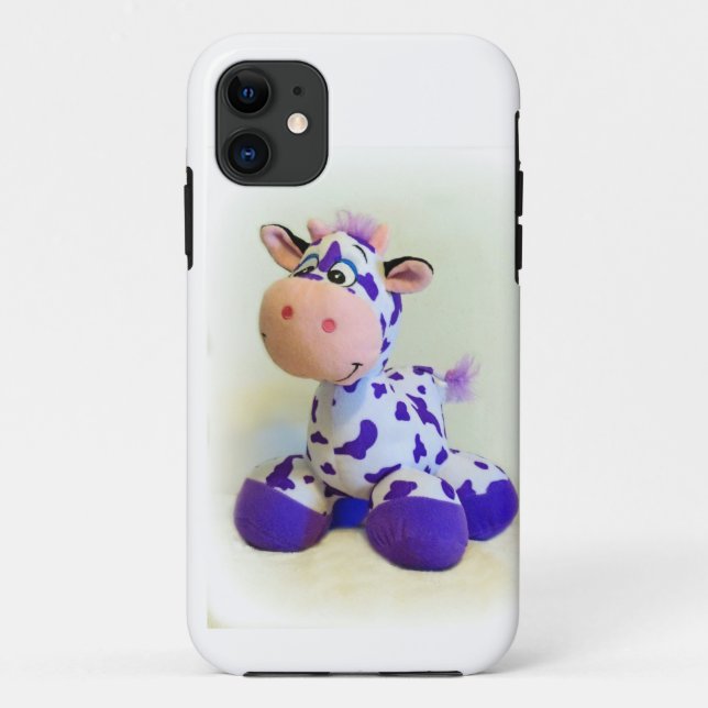 Coques Case-Mate iPhone Vache pourpre (Dos)