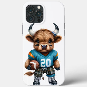Case-Mate iPhone Case Vaches des Highlands et Football