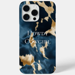 Coque Case-Mate iPhone Vachette dorée Brown de l'Ouest