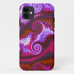Case-Mate iPhone Case vague Abstraite de motif fractal