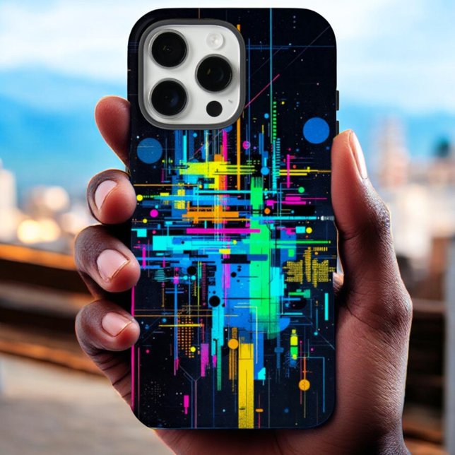 Coques Case-Mate iPhone Vague couleur Abstraite (Créateur téléchargé)