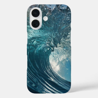 Coque Pour iPhone 16 Vague cristalline