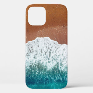 Case-Mate iPhone Case Vague d'océan sur une plage de sable, vue arrière