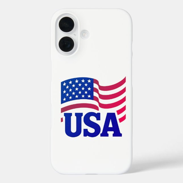 Coques Case-Mate iPhone Vague d'unité américaine (Verso)