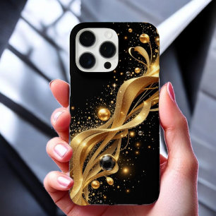 Coque iPhone 16 Pro Max Vague Gold de minuit