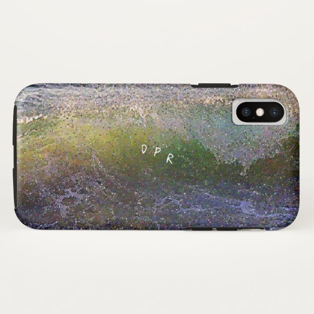 Coques Case-Mate iPhone Vague océanique Abstraite (Dos (Horizontal))