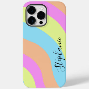 Coque Case-Mate iPhone Vagues arc-en-ciel Pastel