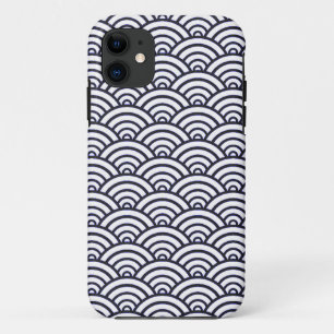 Coques Pour iPhone Vagues bleues japonaises Seigaiha Mer