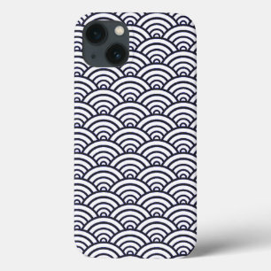Coques Pour iPhone Vagues bleues japonaises Seigaiha Mer