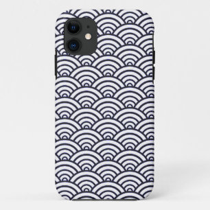 Case-Mate iPhone Case Vagues bleues japonaises Seigaiha Mer