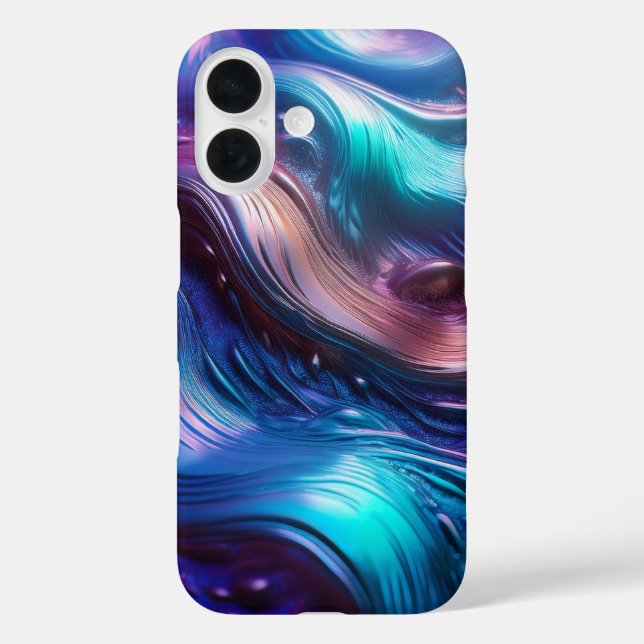 Coques Case-Mate iPhone Vagues Colorées (Verso)