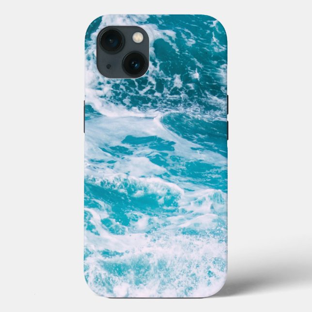 Coques Case-Mate iPhone Vagues de l'océan bleu (Verso)
