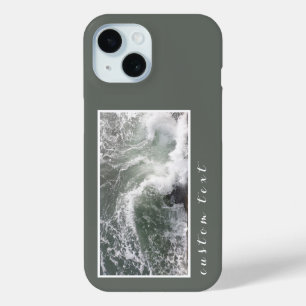 COQUE Case-Mate iPhone VAGUES DE L'OCÉAN DE LA MER GRISE NAVIGUANT PHOTO