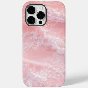 Coque Case-Mate iPhone Vagues de l'océan rose blush