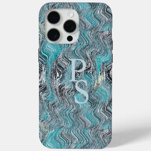 Coques Case-Mate iPhone Vagues de marbre (Verso)