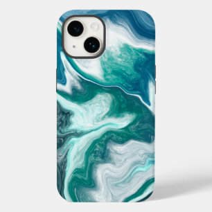 Coque Case-Mate iPhone Vagues de plage turquoise et Turquoise