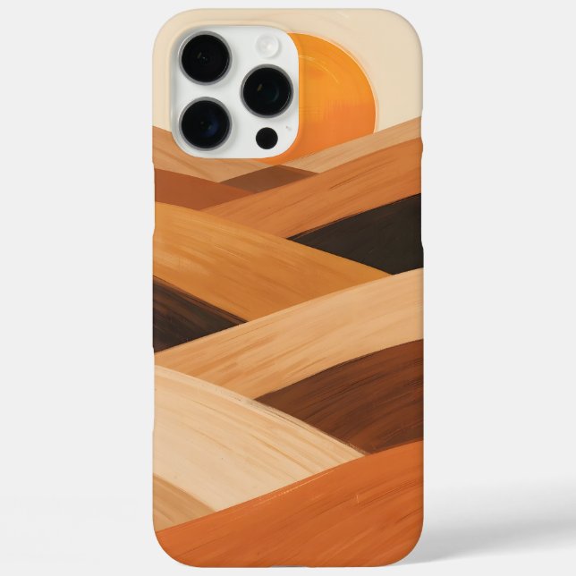 Coques Case-Mate iPhone Vagues de sable doux au coucher du soleil (Verso)