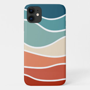 Case-Mate iPhone Case Vagues de style rétro coloré