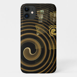 Case-Mate iPhone Case Vagues dorées hypnotiques Art abstrait moderne