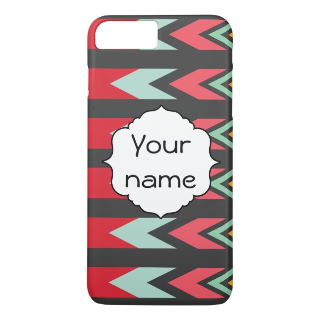 Coques Case-Mate iPhone Vagues et tout autre motif de formes (Dos)
