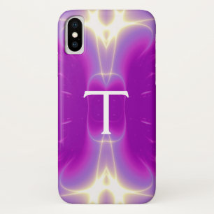 Etui iPhone Case-Mate VAGUES LUMINEUSES MONOGRAM violet violet rose