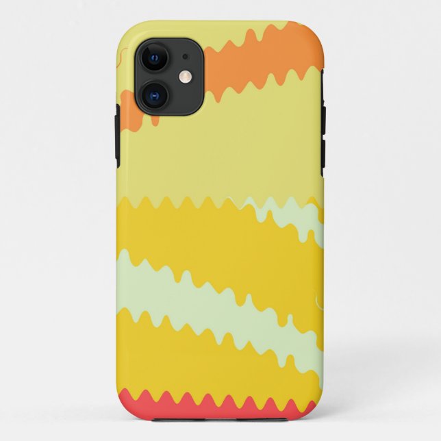 Coques Case-Mate iPhone Vagues modernes Graphisme Abstrait (Dos)