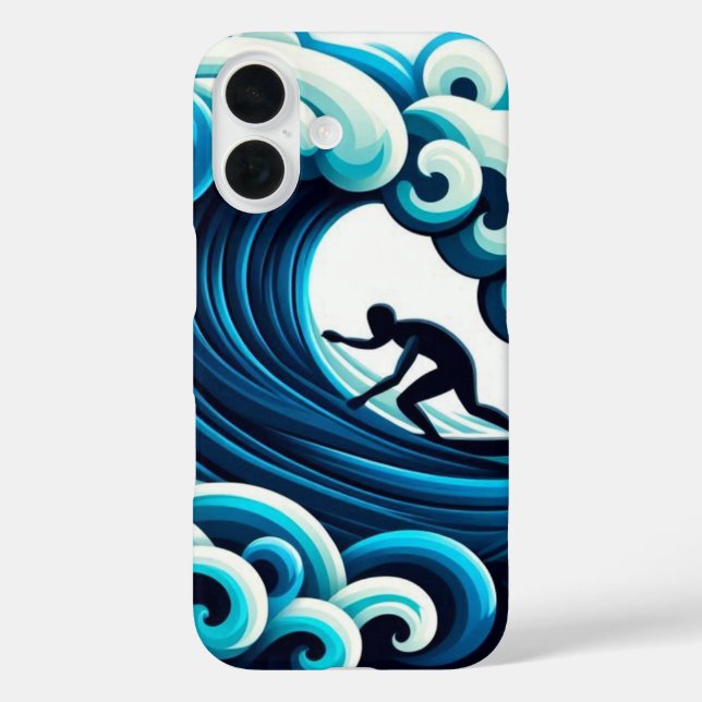 Coques Case-Mate iPhone Vagues océaniques (Verso)