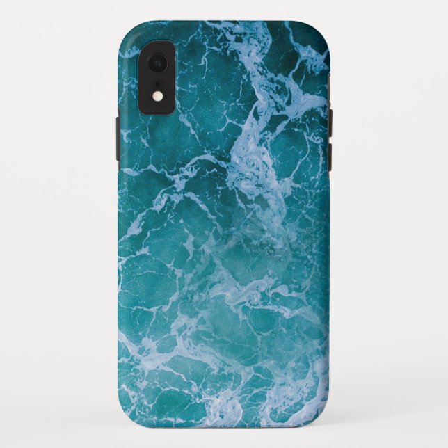 Coques Case-Mate iPhone Vagues profondes de l'océan bleu (Dos)