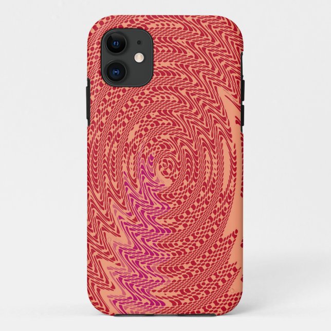 Coques Case-Mate iPhone Vagues rétro Art Abstrait (Dos)