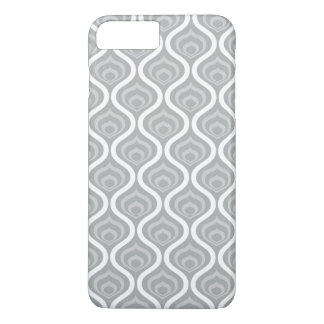 Coque iPhone 7 Plus Vagues Rétro Grises