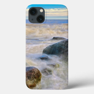 Coque Case-Mate iPhone Vagues se brisant sur les rochers du rivage