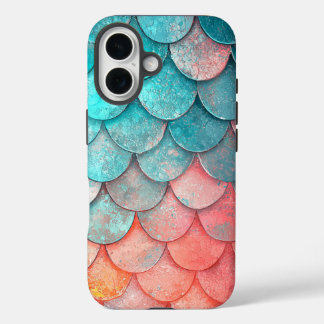 Coque Pour iPhone 16 Vagues sereines - Poisson coloré Échelle de téléph