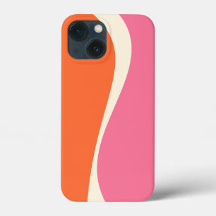 Case-Mate iPhone Case Vagues simples 2 en rose, orange et crème